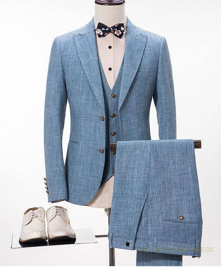 Men's Linen Suits - LeStyleParfait