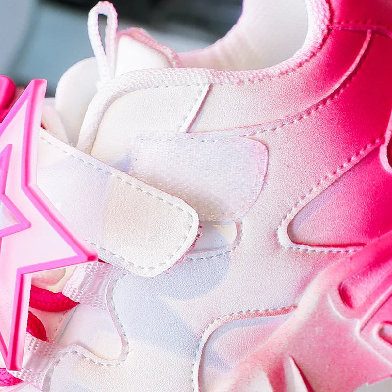 Kids' Sneakers - Chunky Kids Sneakers - Lace-Up Spring-Autumn Shoes