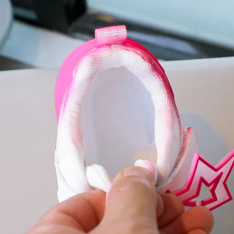 Kids' Sneakers - Chunky Kids Sneakers - Lace-Up Spring-Autumn Shoes