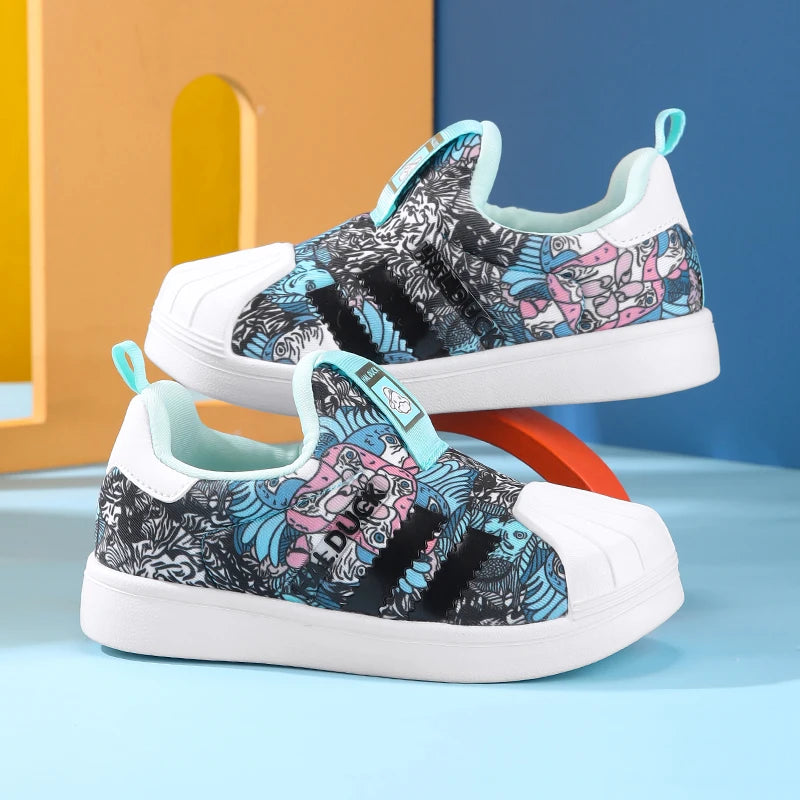 Kids' Sneakers - Low-Top Kids Slip-On Sneakers Shoes