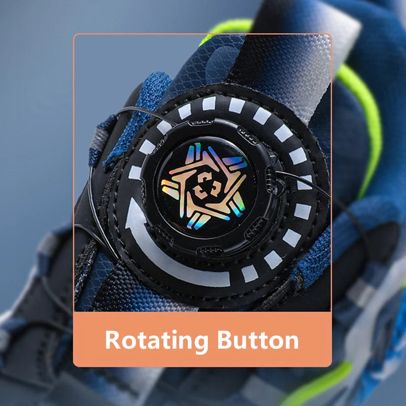 Kids' Sneakers - Low-Top Kids Sneakers - Buckles Straps All-Season Shoes