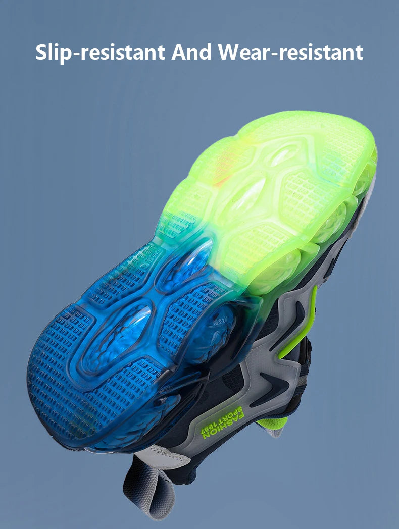 Kids' Sneakers - Low-Top Kids Sneakers - Buckles Straps All-Season Shoes