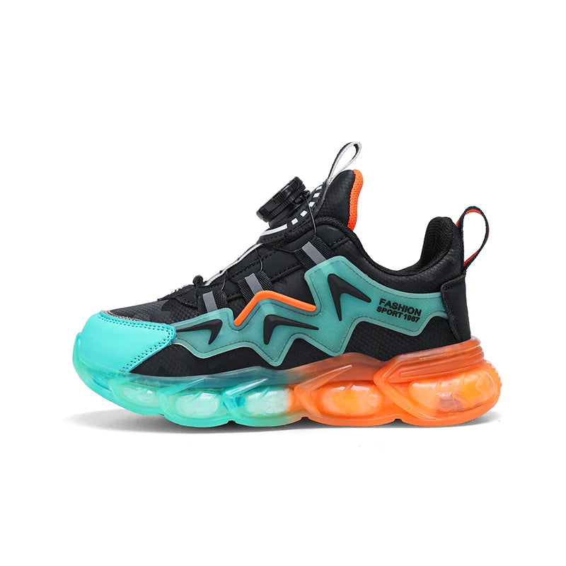 Kids' Sneakers - Low-Top Kids Sneakers - Buckles Straps All-Season Shoes