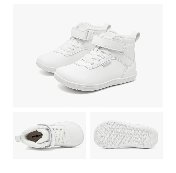 Kids' Sneakers - Mid-Top Kids Ankle Boots Sneakers - Hook-Loop Velcro Winter Sneakers