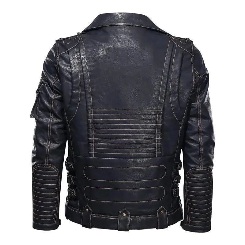 Men’s Classic Biker Jacket Casual Style