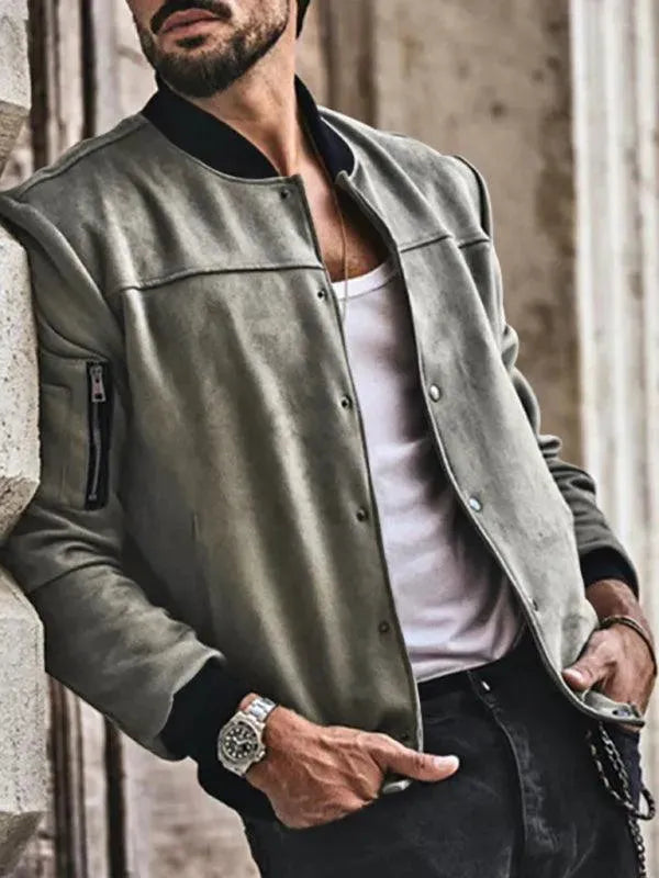 Men's Jackets Bomber JacketCasual