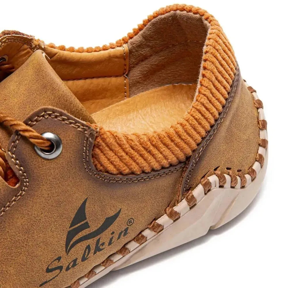 Men's Sneakers - Low-Top Men Sneakers - Lace-Up All-Season Shoes