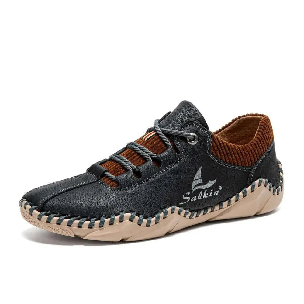 Men's Sneakers - Low-Top Men Sneakers - Lace-Up All-Season Shoes