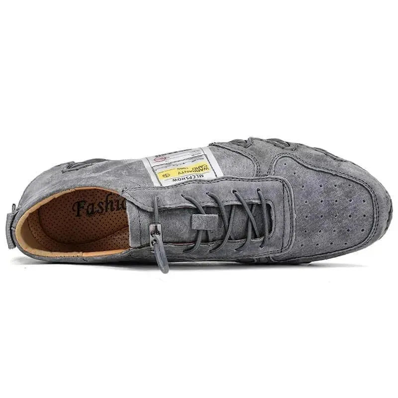 Men's Sneakers - Low-Top Men Sneakers - Lace-Up Spring-Autumn Shoes