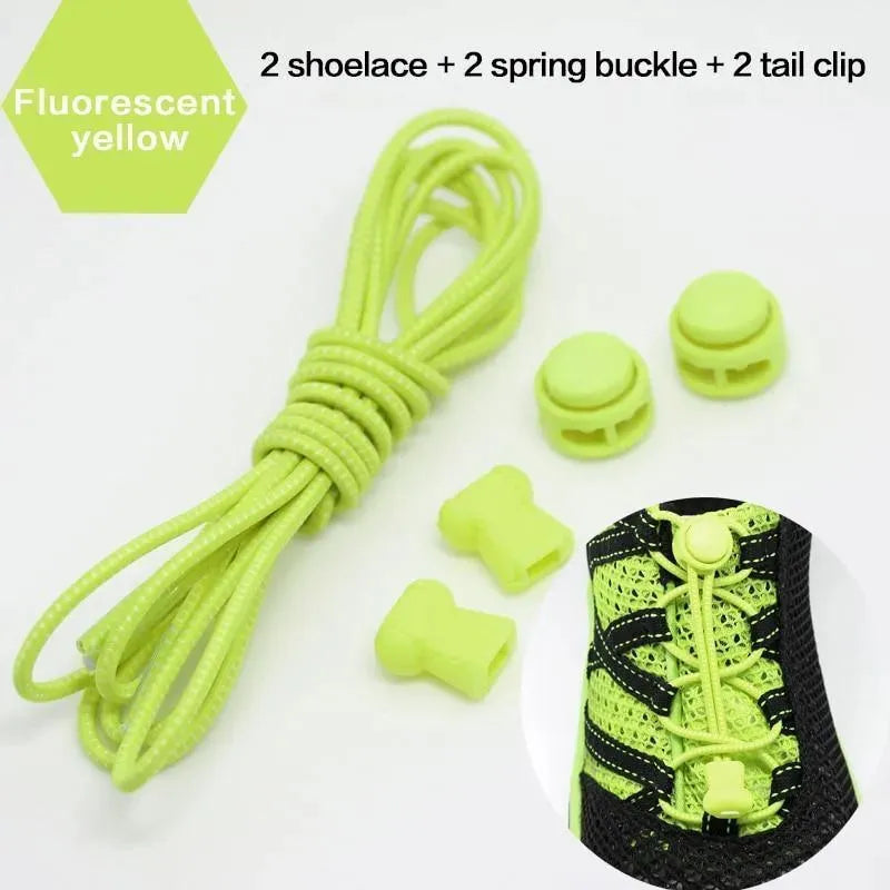 No Tie Shoelaces For Sneakers Trainers