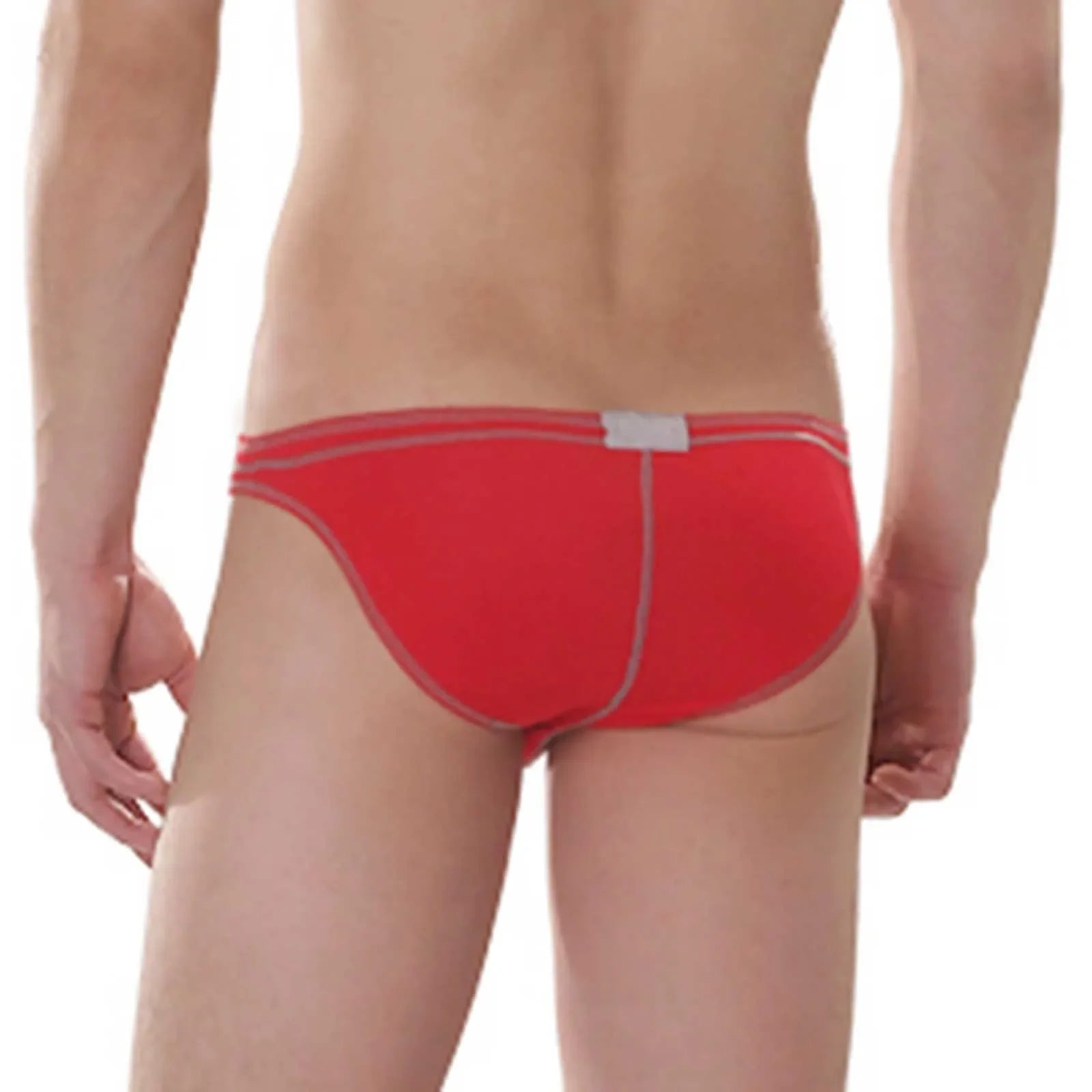 Summer Mens Sexy Underwear Sweat Absorbent Breathable Boxers Briefs Contrast Line Sports Panties For Boys