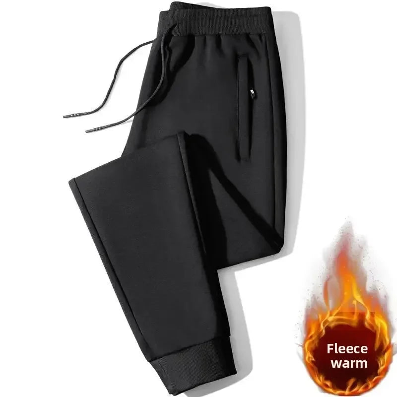 Sporty Men Jogger Pants - Mid Rise Warm