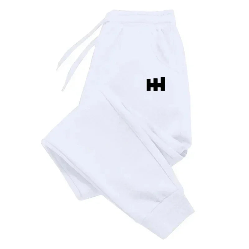 Street Style Men Jogger Pants - Mid Rise Adjustable Waist