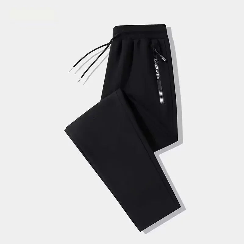 Sporty & Relaxed Men Jogger Pants - Mid Rise Drawstring