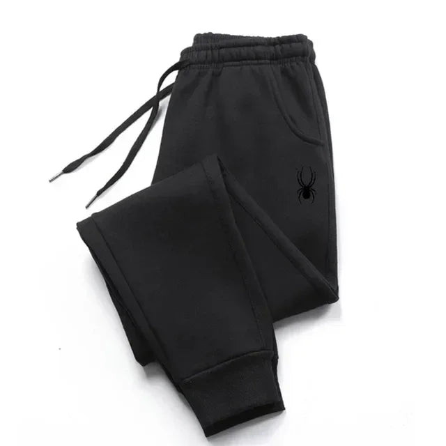 Sporty Casual Men Jogger Pants - Mid Rise Insulated
