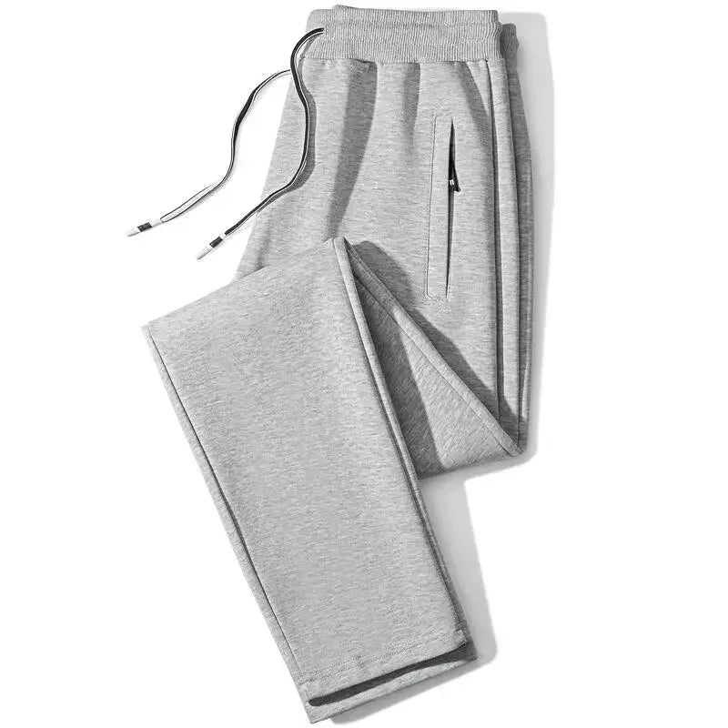 Relaxed Sporty Men Jogger Pants - Mid Rise Plus Size