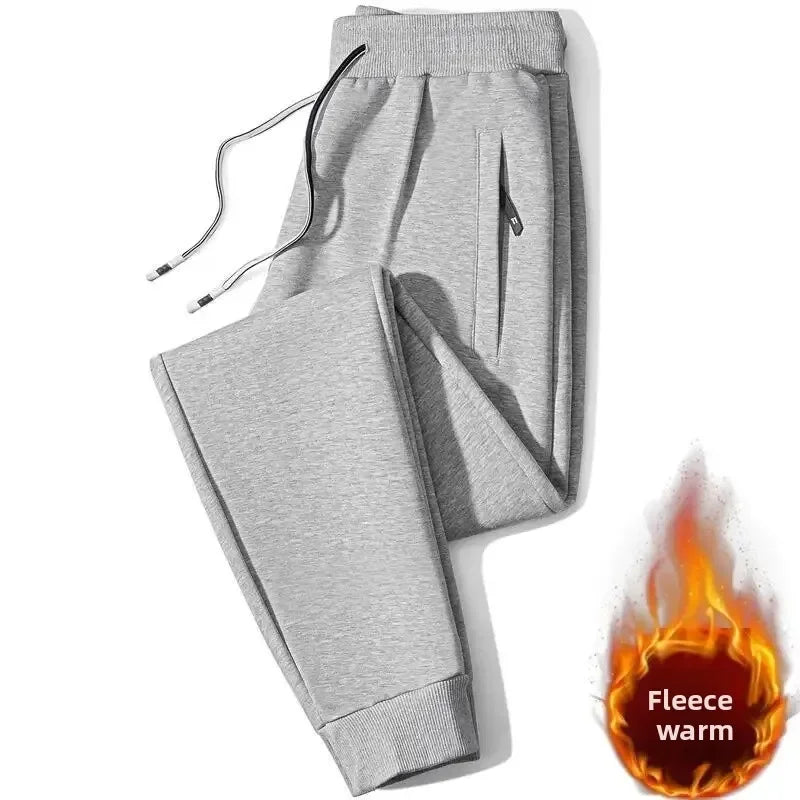 Sporty Men Jogger Pants - Mid Rise Warm