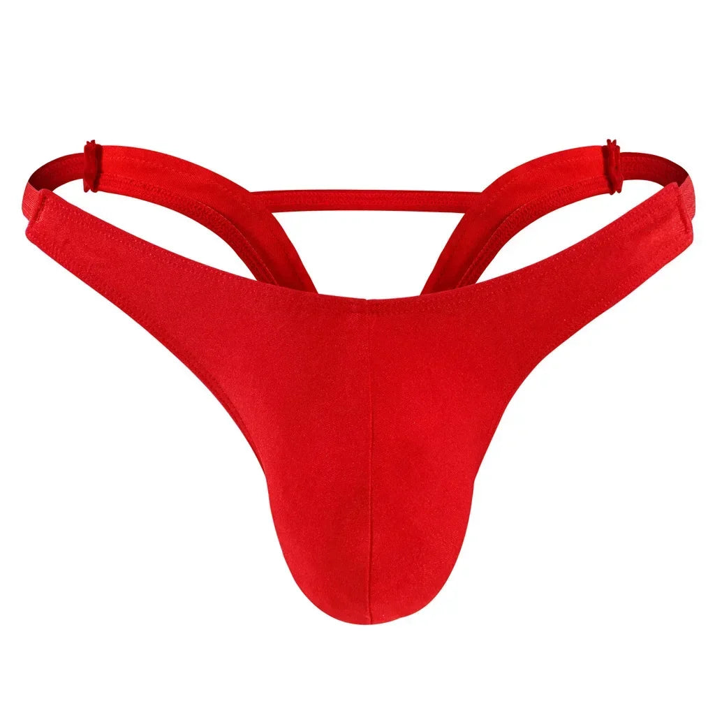 Men Pouch Thong Seamless "V Shape" Jockstrap Underwear Male G Strings Bikini Penis Pouch Tanga Hombre