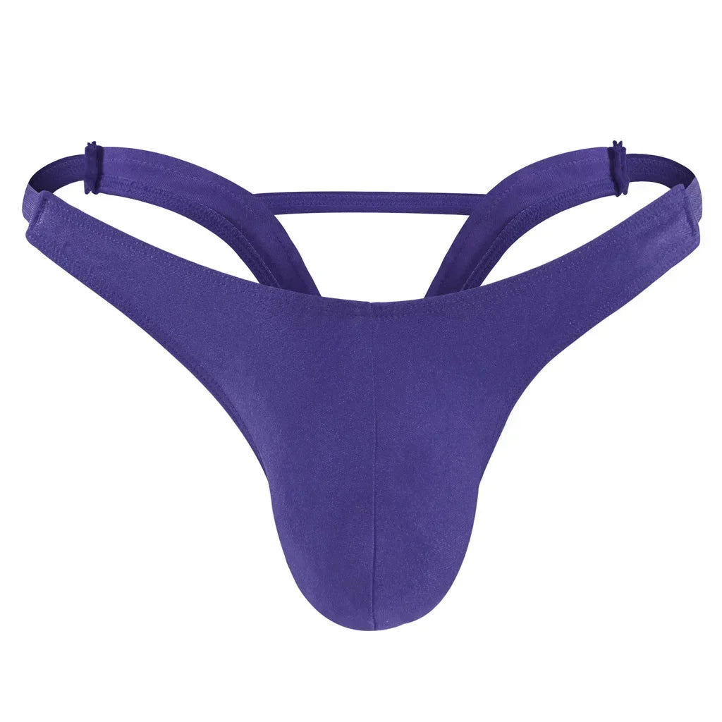 Men Pouch Thong Seamless "V Shape" Jockstrap Underwear Male G Strings Bikini Penis Pouch Tanga Hombre
