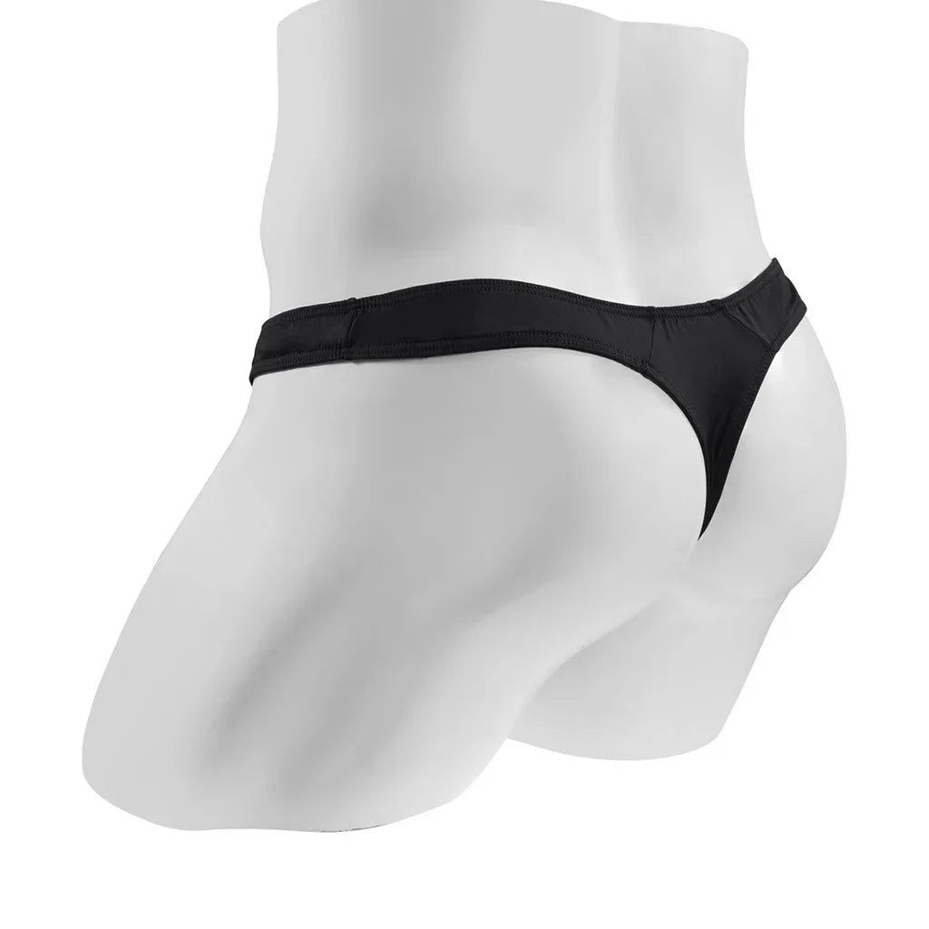 Men Underwear Enhance Shorts Gay Sexy U Convex Pouch G-String Bikini Minikini Tangas T-Back Thong Backless Breathable Underpants