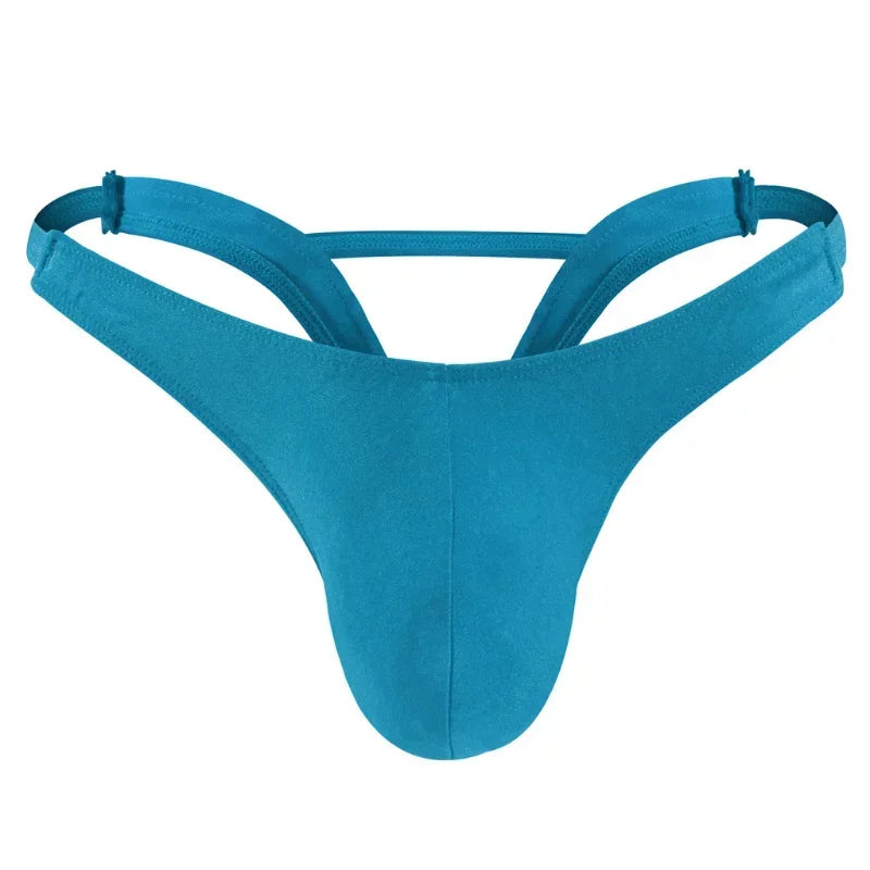 Men Pouch Thong Seamless "V Shape" Jockstrap Underwear Male G Strings Bikini Penis Pouch Tanga Hombre