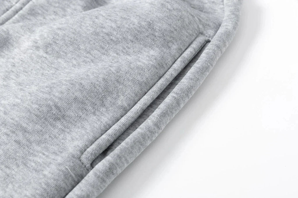 Sporty Casual Men Jogger Pants - Mid Rise Drawstring