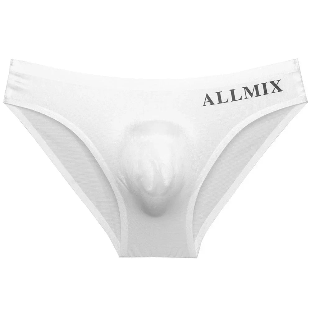 Men Briefs Sexy Soft U Convex Thong Bikini Low Waist Underwear Panties Swimwear Lingerie Classic Basics High Elastic Underpants