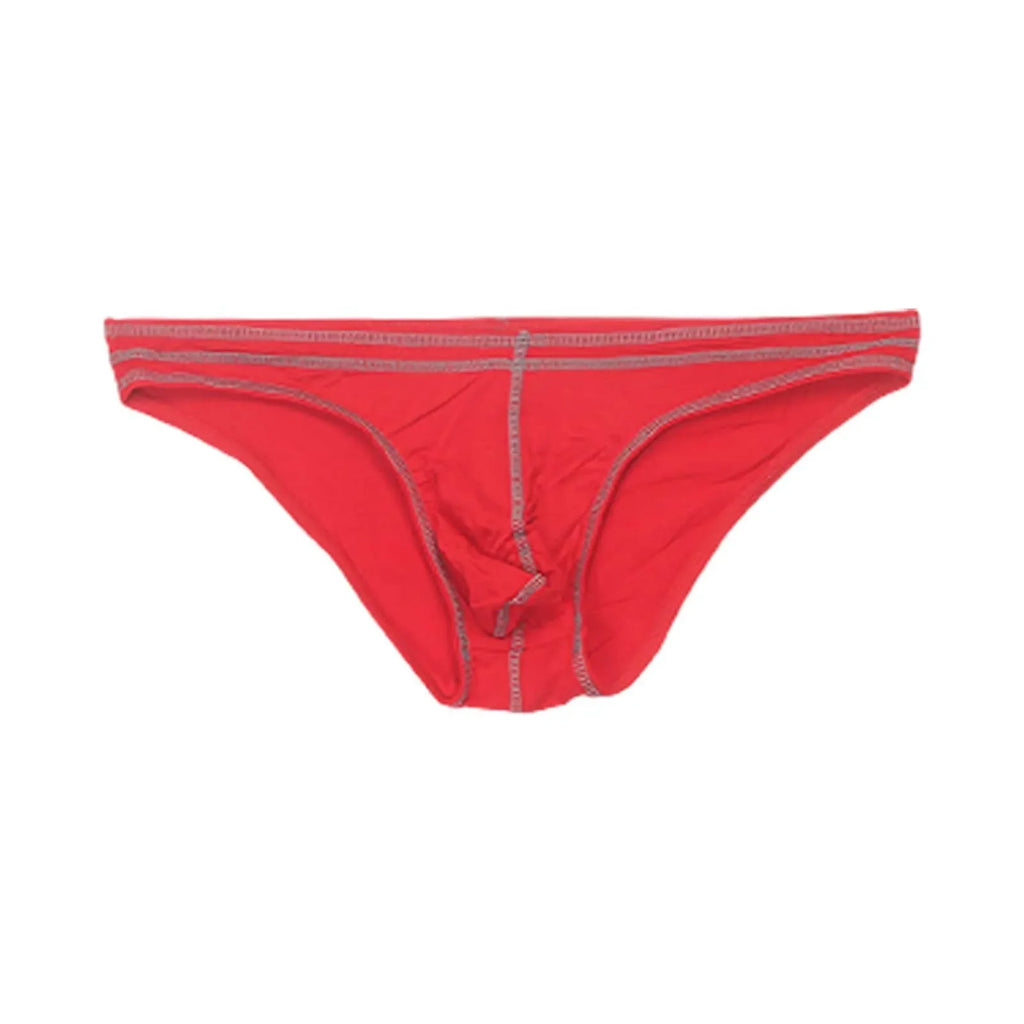 Summer Mens Sexy Underwear Sweat Absorbent Breathable Boxers Briefs Contrast Line Sports Panties For Boys