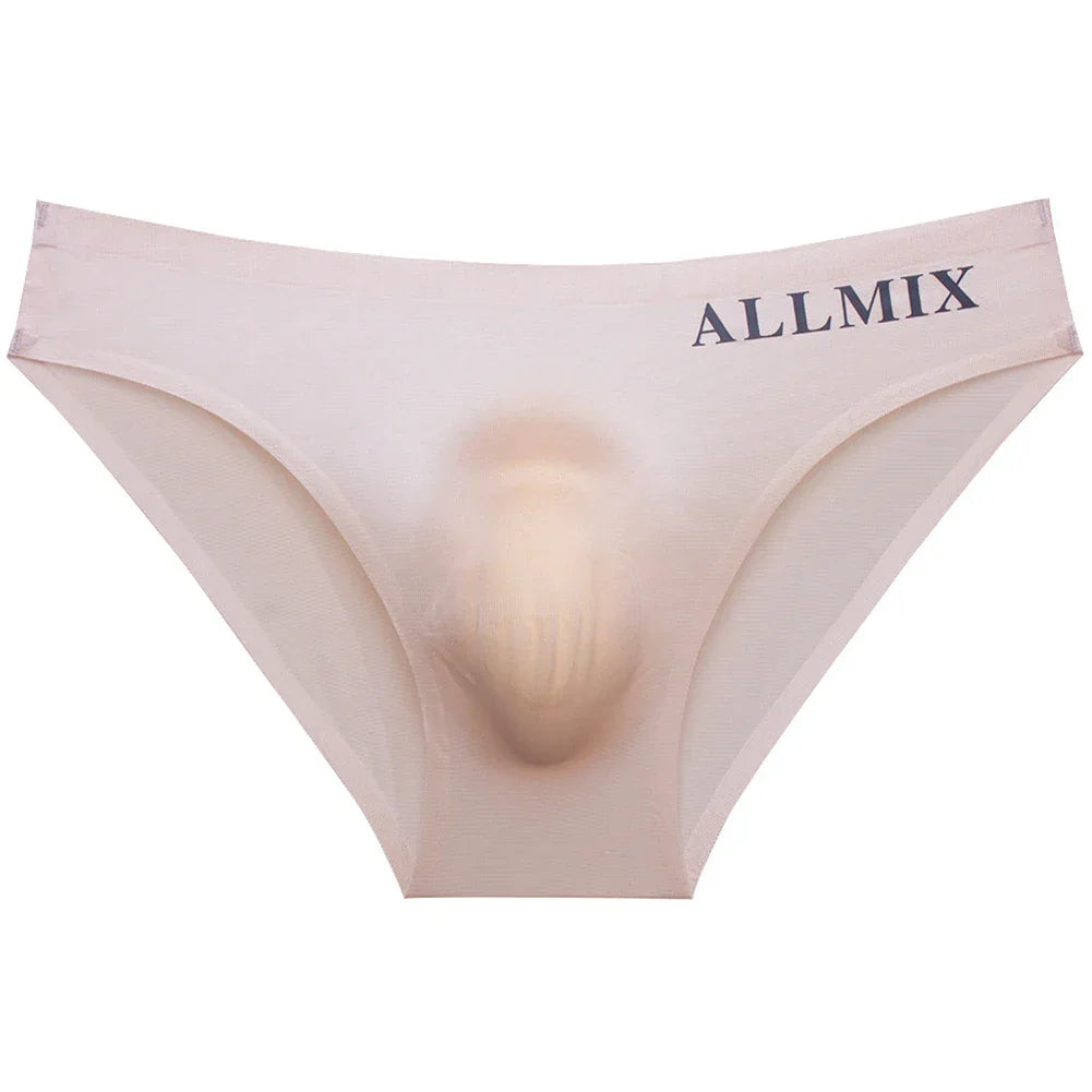 Men Briefs Sexy Soft U Convex Thong Bikini Low Waist Underwear Panties Swimwear Lingerie Classic Basics High Elastic Underpants