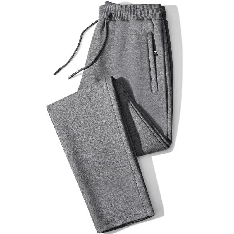 Relaxed Sporty Men Jogger Pants - Mid Rise Plus Size