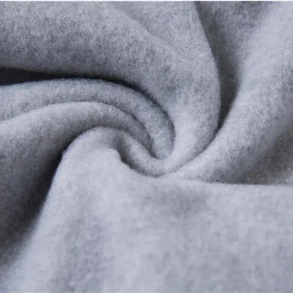 Sporty Casual Unisex Jogger Pants - Mid Rise Fleece Comfort