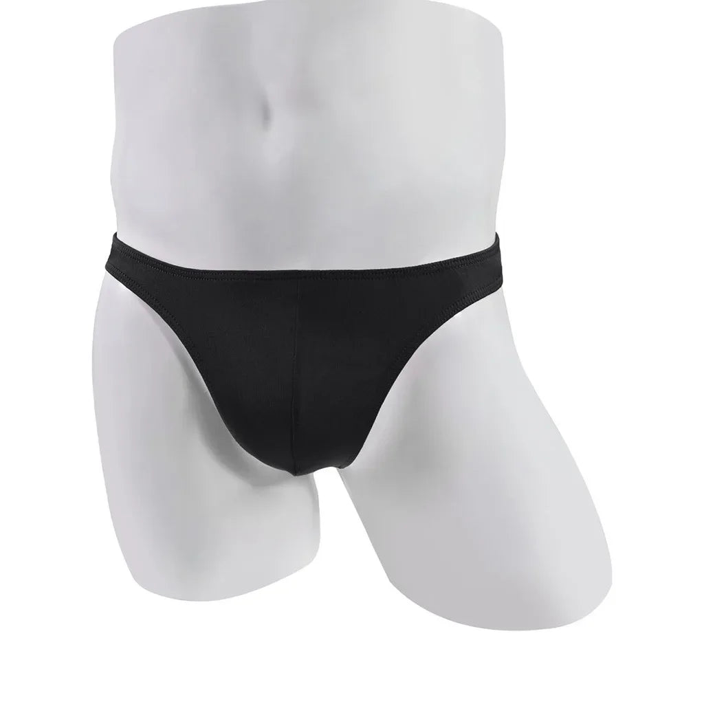 Men Underwear Enhance Shorts Gay Sexy U Convex Pouch G-String Bikini Minikini Tangas T-Back Thong Backless Breathable Underpants