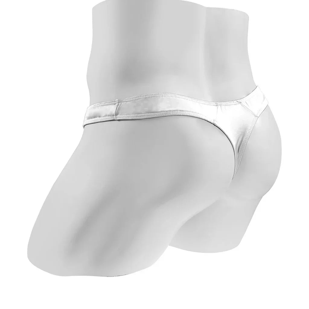 Men Underwear Enhance Shorts Gay Sexy U Convex Pouch G-String Bikini Minikini Tangas T-Back Thong Backless Breathable Underpants