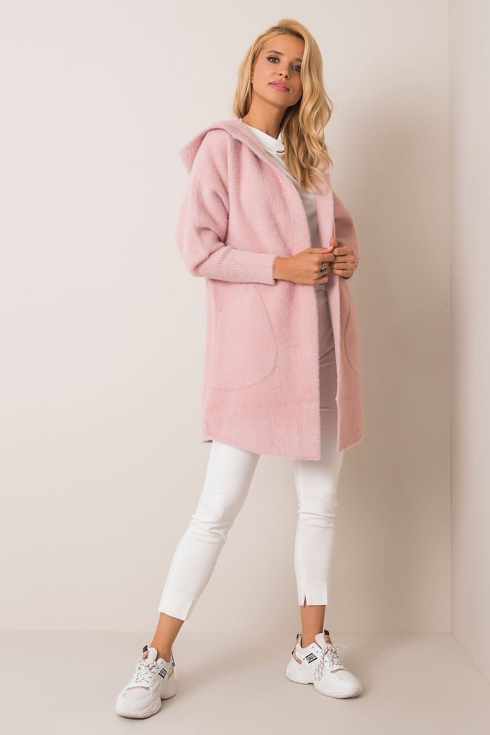 Women's Hooded Wool Blend Coat