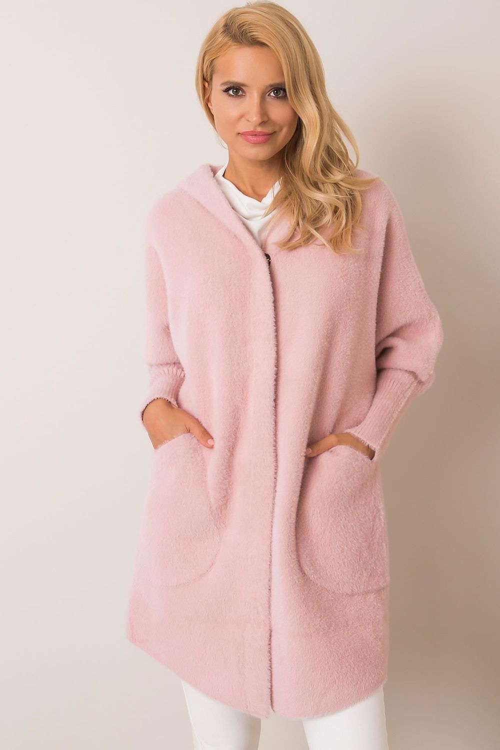 Women's Hooded Wool Blend Coat