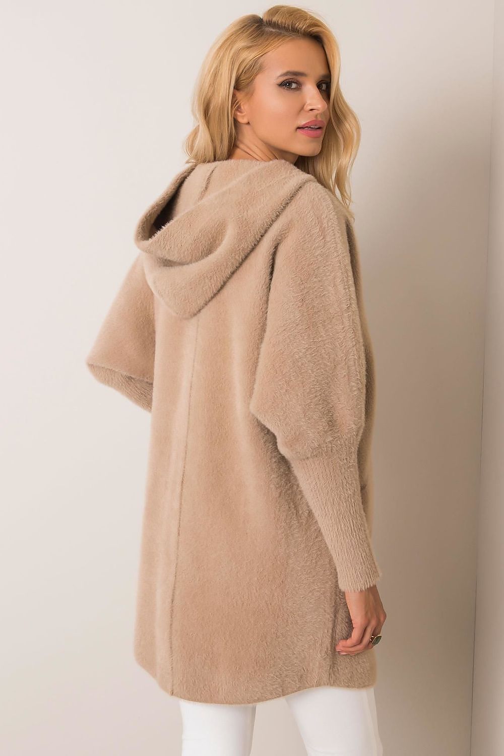 Women's Hooded Wool Blend Coat