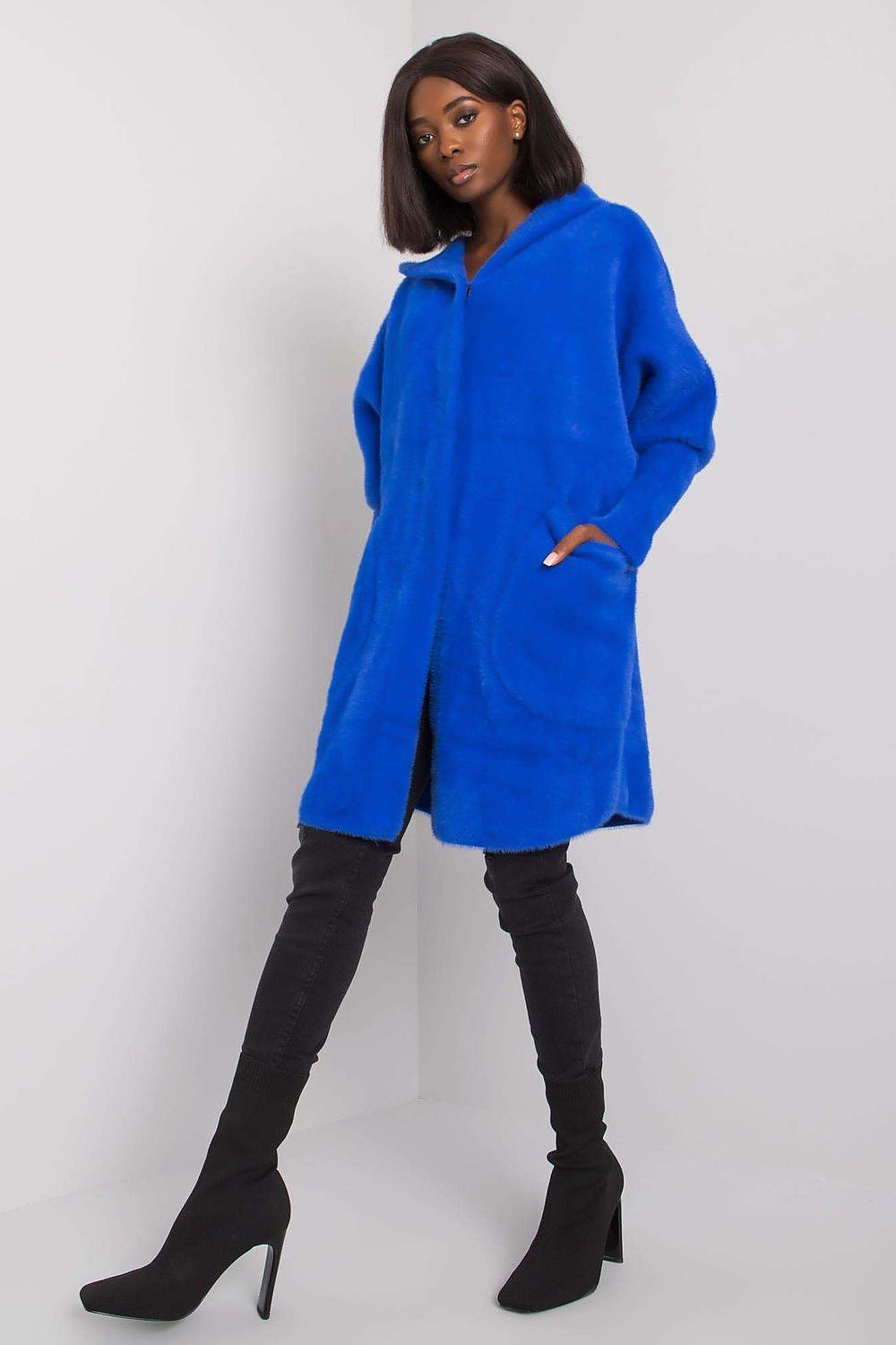 Women's Hooded Wool Blend Coat