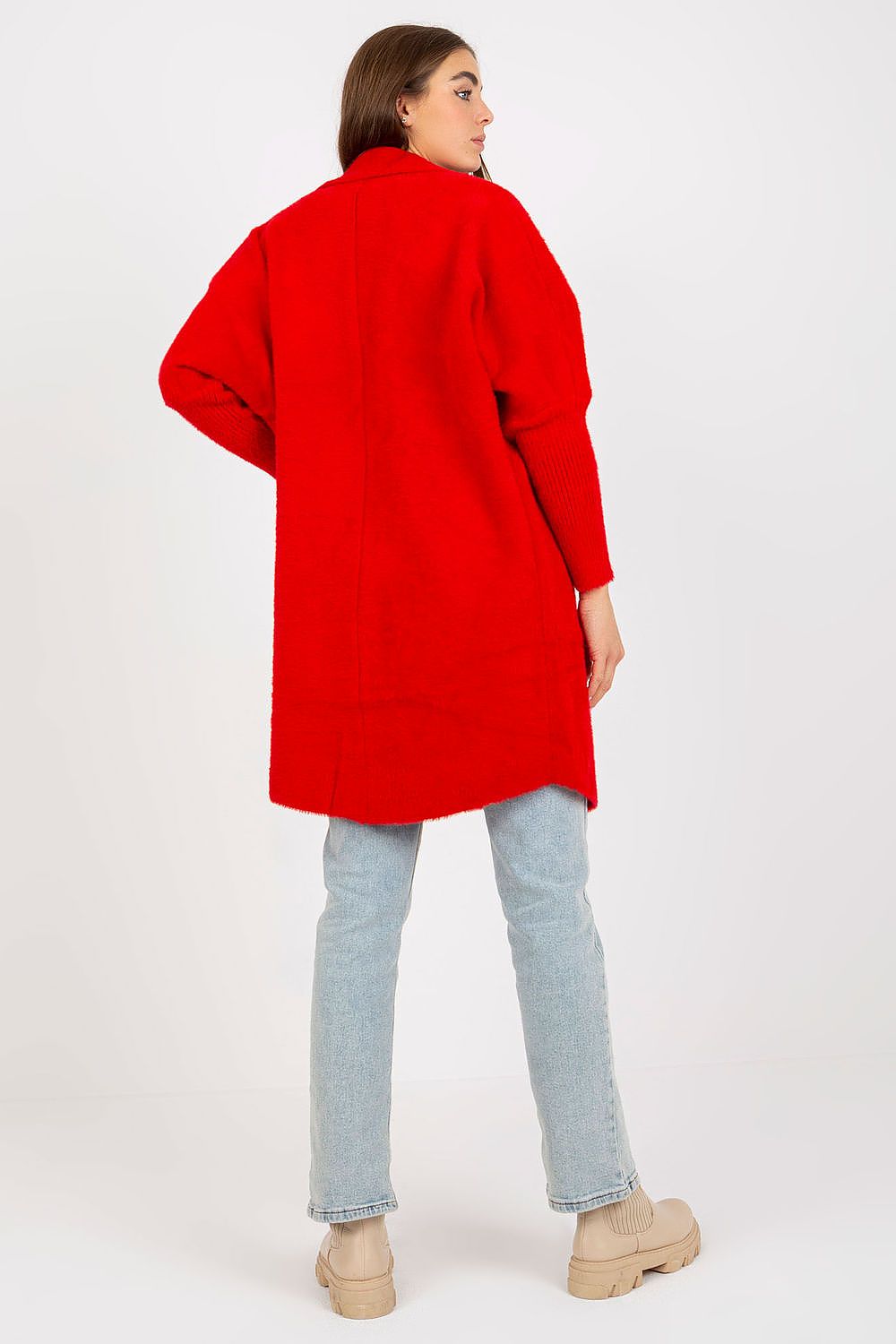 Women's Long Wool Blend Lapel Overcoat