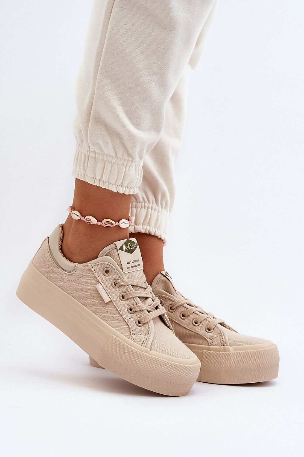 Women's Sneakers - Low-Top Women Platform Sneakers Shoes - Lace-Up Spring-Summer Shoes