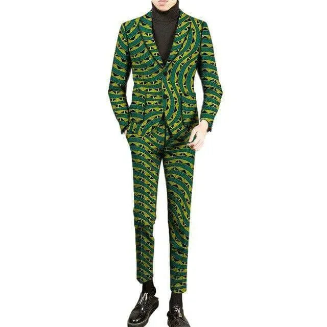 African 2-Button Suit - African Suit - LeStyleParfait