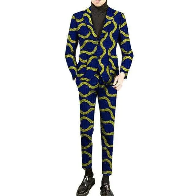 African 2-Button Suit - African Suit - LeStyleParfait