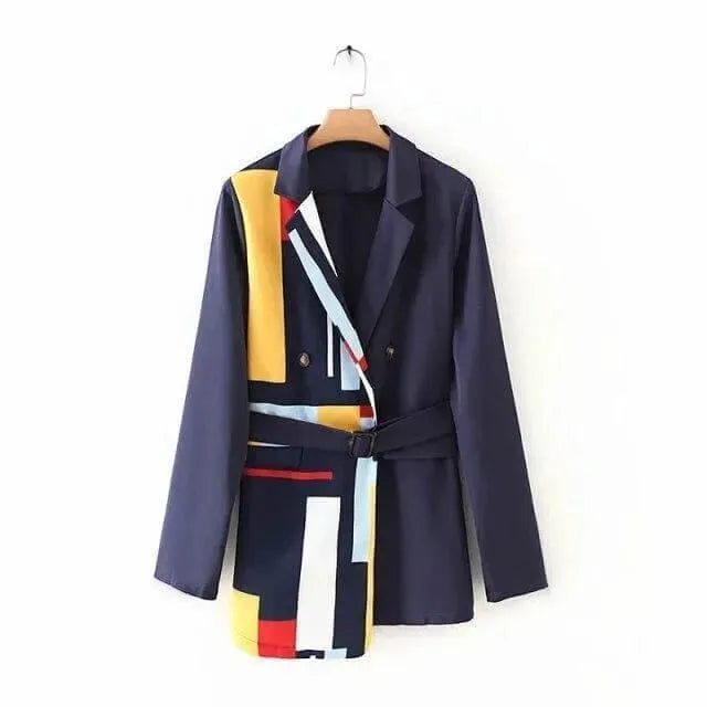 All Together Blazer Women - Casual - Patchwork - Women's Blazer - LeStyleParfait