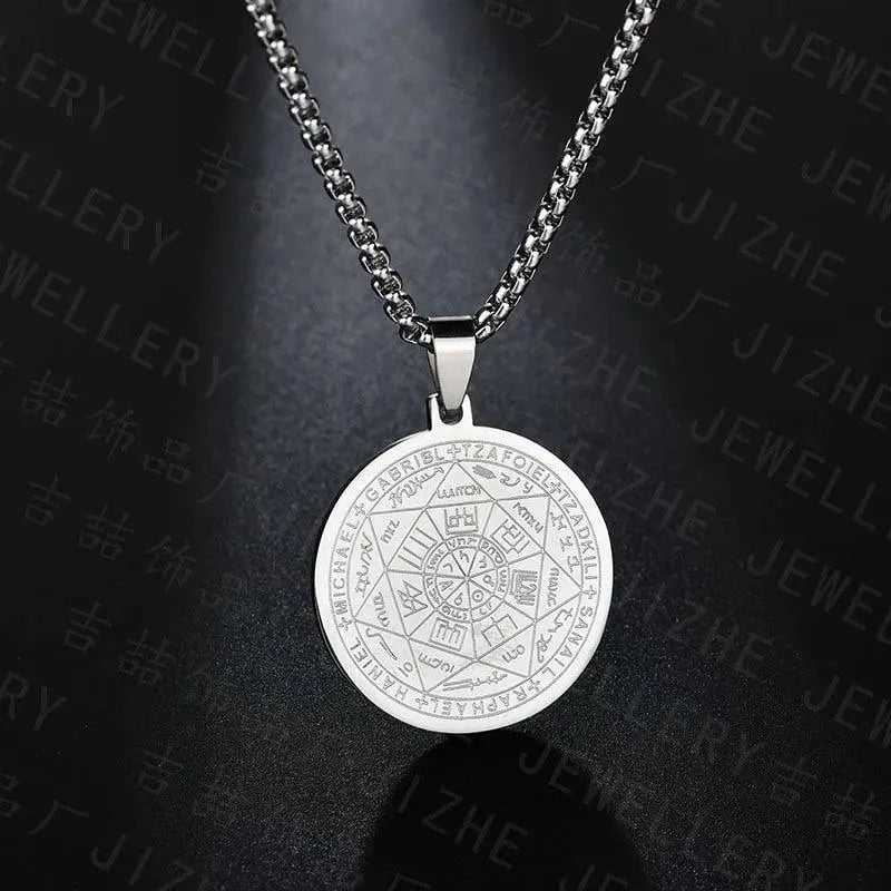 Archangels Pentagram Pendant Necklace - Pendant Necklace - LeStyleParfait