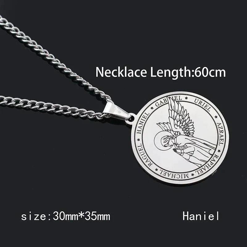 Archangels Pentagram Pendant Necklace - Pendant Necklace - LeStyleParfait