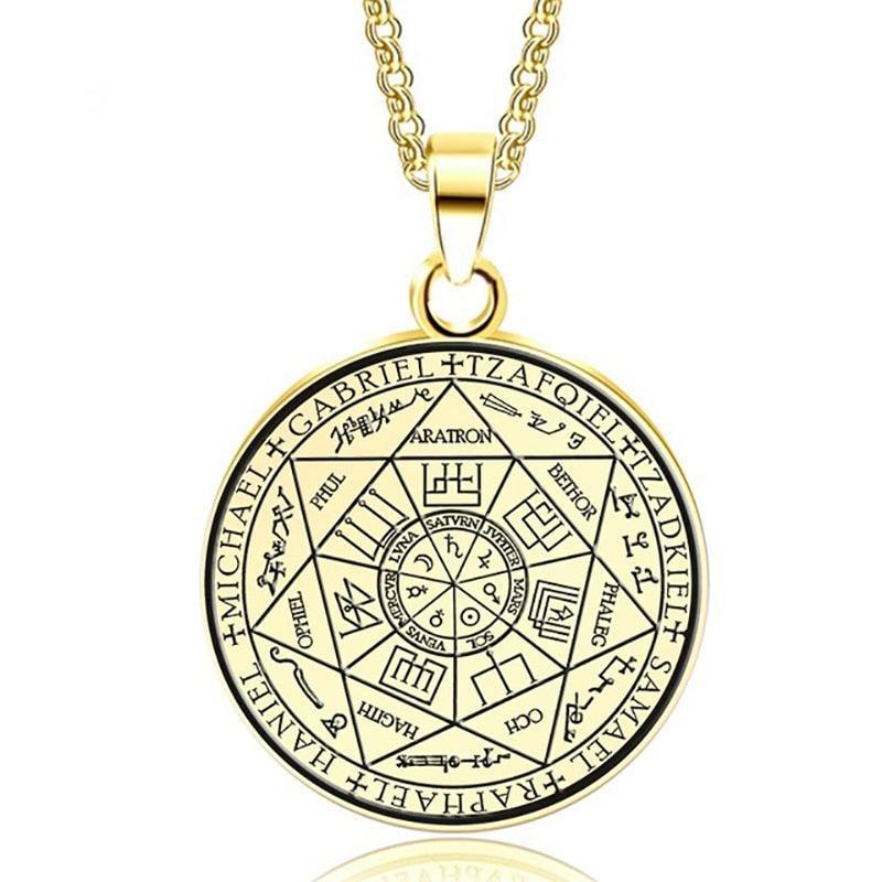 Archangels Pentagram Pendant Necklace - Pendant Necklace - LeStyleParfait