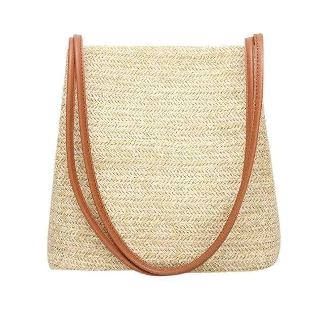 As Planned Straw Beach Bag - Shoulder Bag - LeStyleParfait