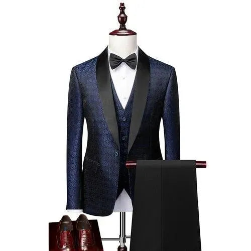 Baldo Tuxedo Suit - Three Piece Suit - Tuxedo Suit - LeStyleParfait