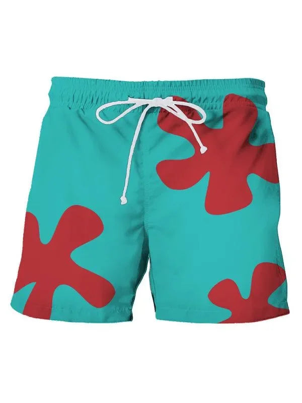 Buy Beach Shorts Men's Casual Vacation Printed Shorts exclusive at-