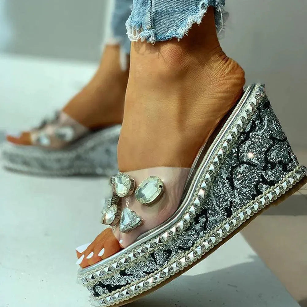 Belluci Wedge Sandals - Wedge Shoes - LeStyleParfait