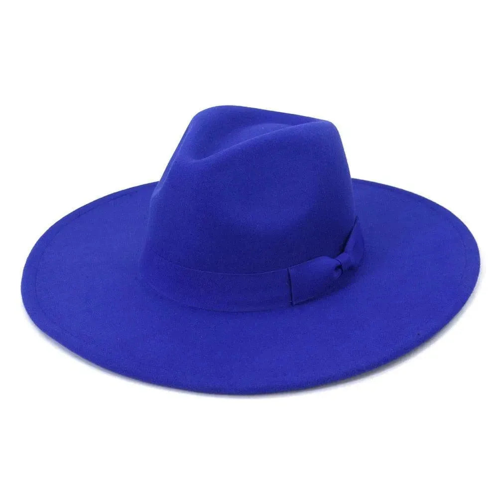 Big Wide Retro Fedora Hat - Fedora Hat - LeStyleParfait